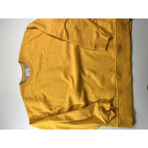 Champion Authentic Yellow Crewneck Sweatshirt 2XL